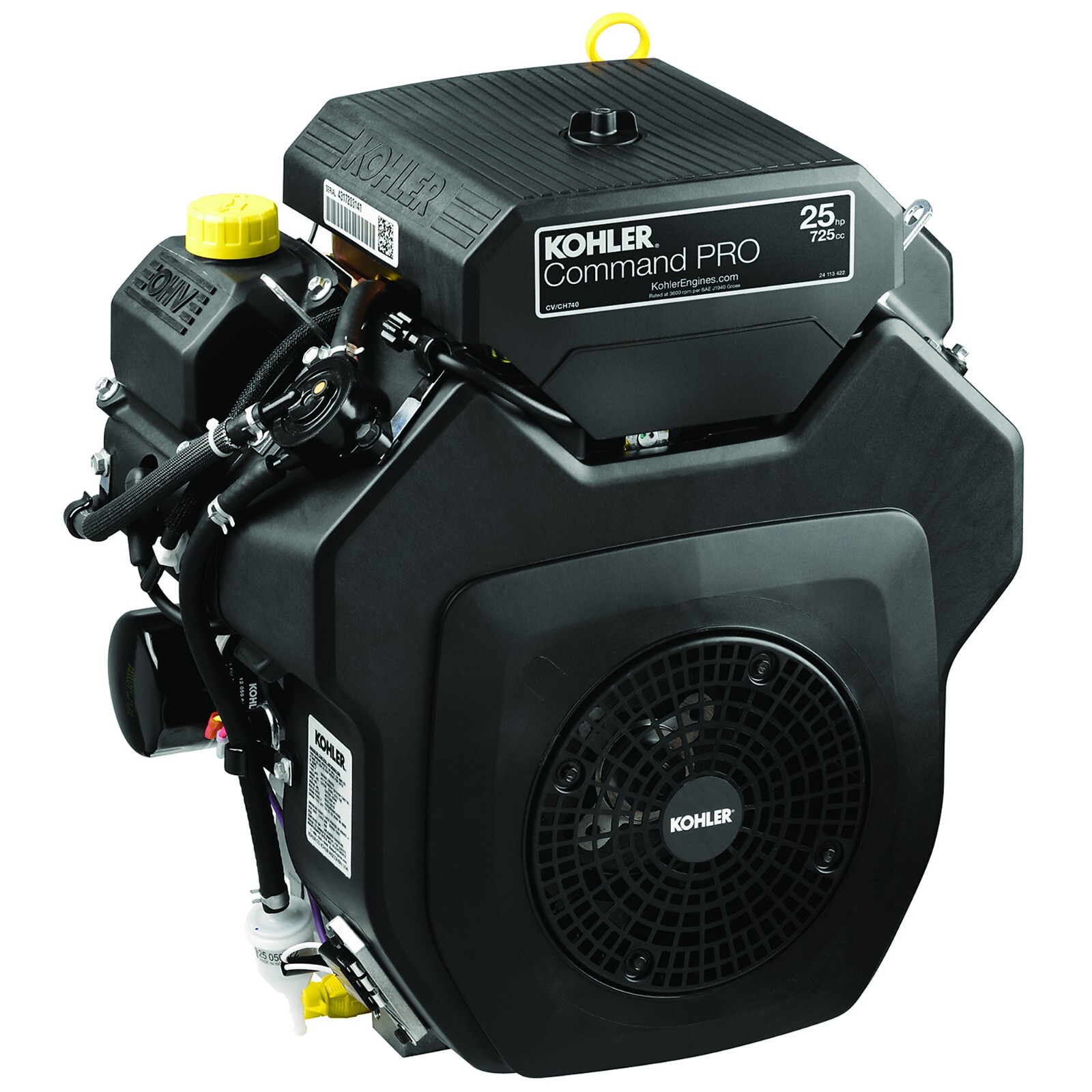 PROPANE-KOHLER ENGINE PCH740-3023, 25HP COMMAND PRO