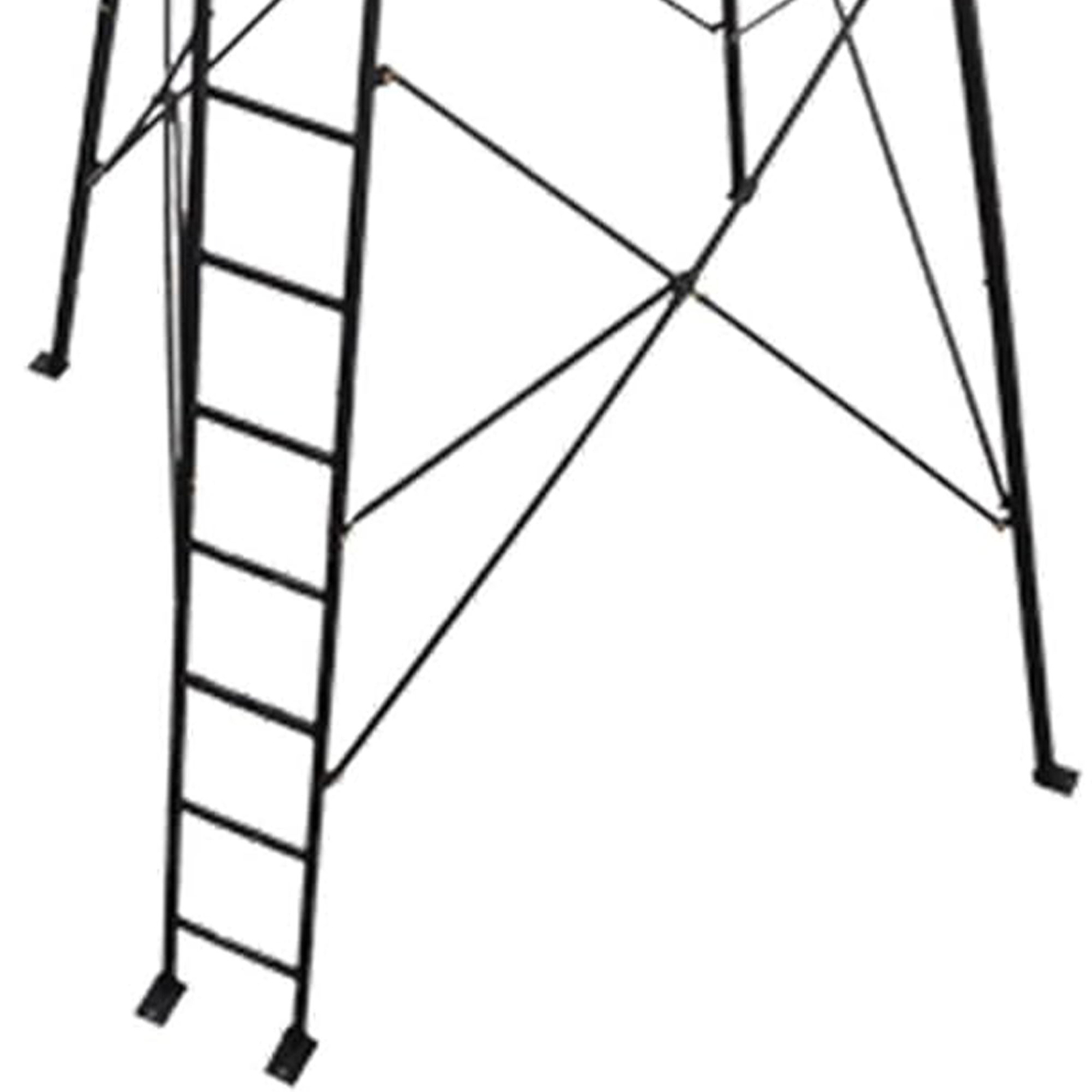 Muddy Steel 7 Foot Tall Quad Pod Hunting Blind w/ 4 Zippered Windows, Camouflage