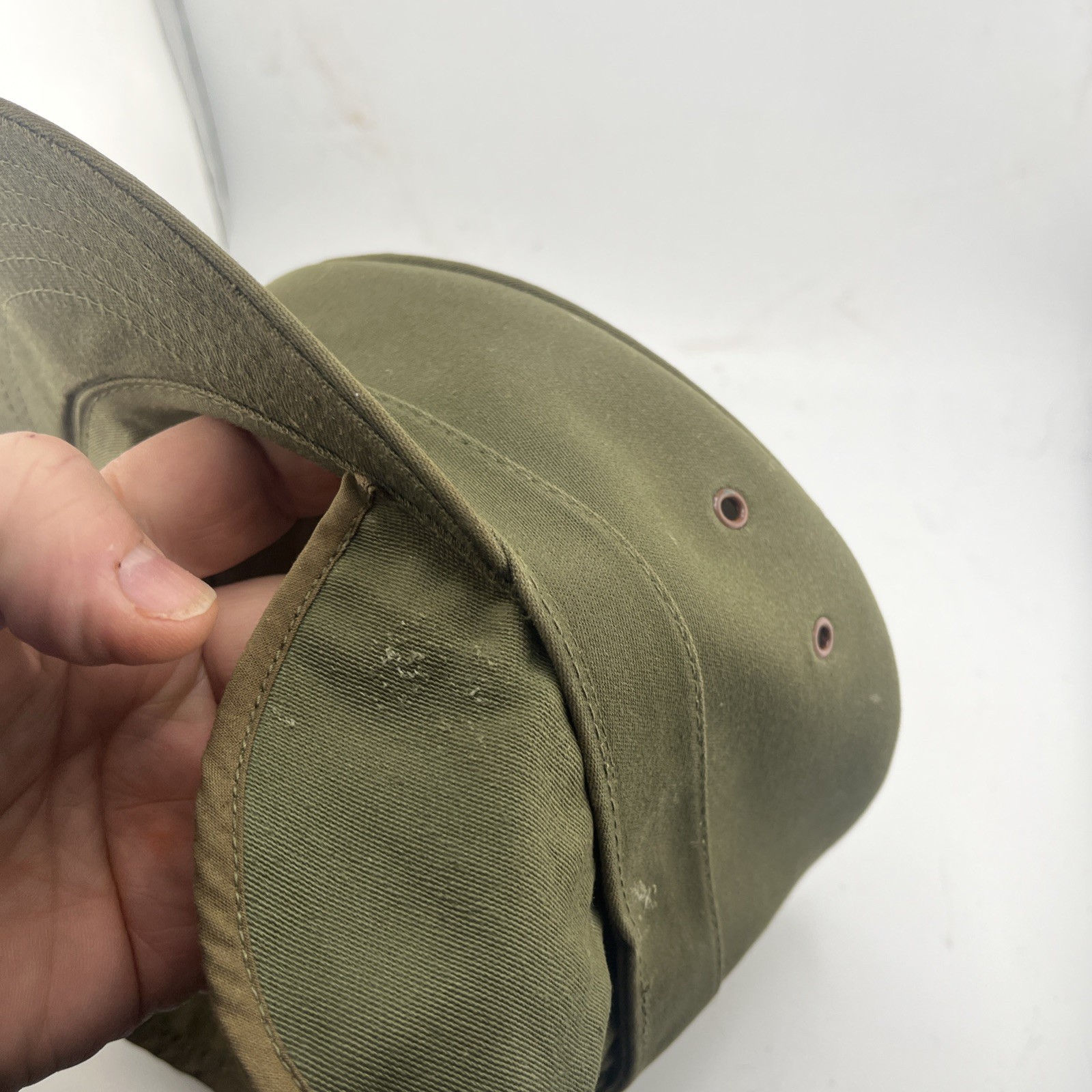 KOREAN WAR ERA 1950s US ARMY RIDGEWAY CAP - Rare Variant - Winter Version USAF