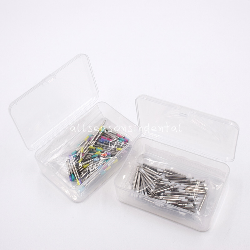 Dental Latch Tapered Rubber Bristle Polishing Cups&Brushes Tooth Prophy Polisher