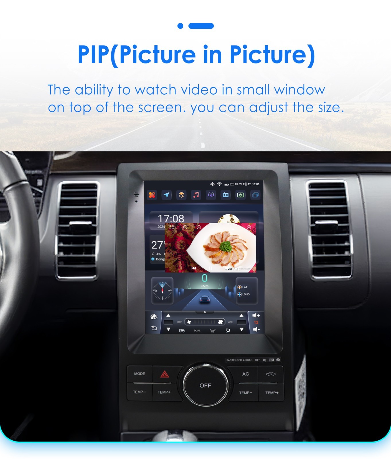 For Ford Taurus 2011-2019 Android 14 CarPlay Car Stereo Radio GPS 2G+32G FM RDS