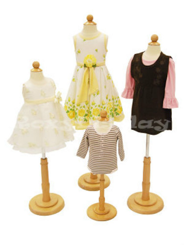4 pcs Children Mannequin Manequin Manikin Dress Form #JF-C06M 1T 2T 3/4T Group