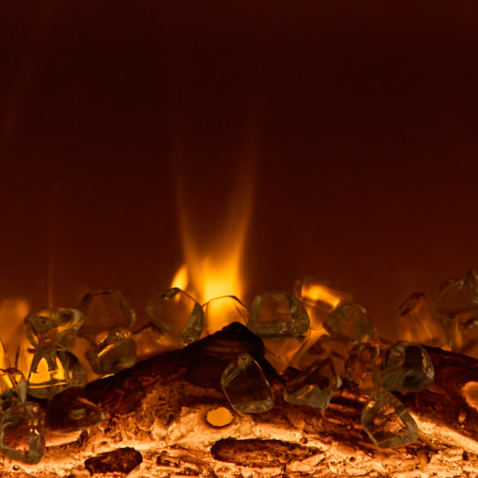 Uimoso 72-Inch Wall-Mounted & Recessed Electric Fireplace with Remote, 1500W