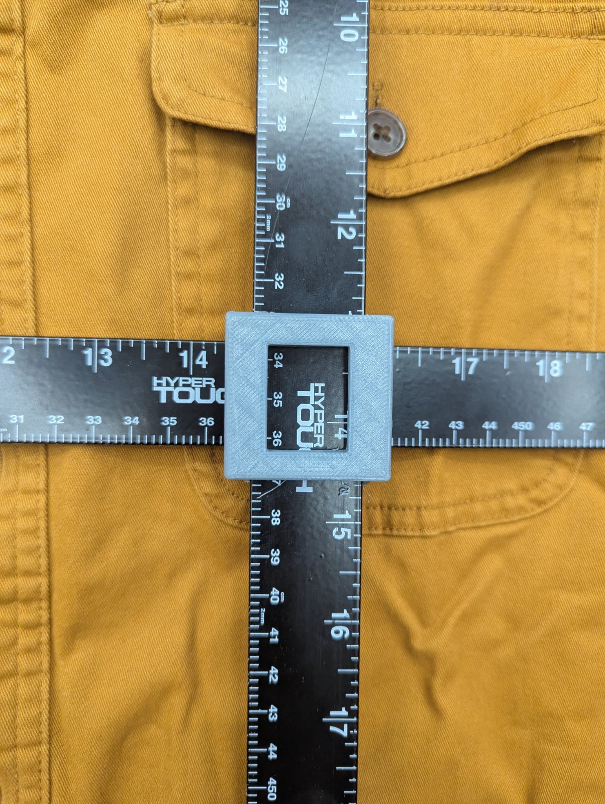 Plastic Yardstick Reseller Ruler Adapter Tool For clothing Quick Measurements