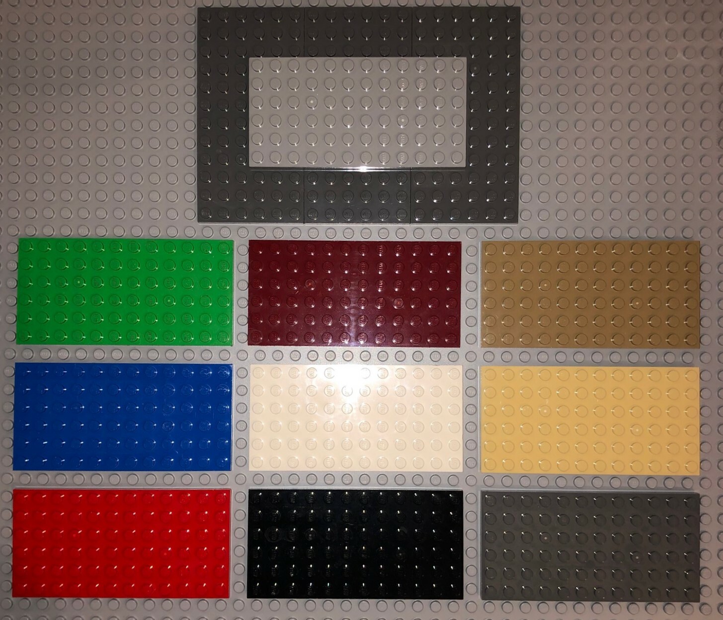 Lego Plates - 6X6, 6X8, 6X10, 6X12, 6X14, 6X16 - You Pick The Color & Quantity