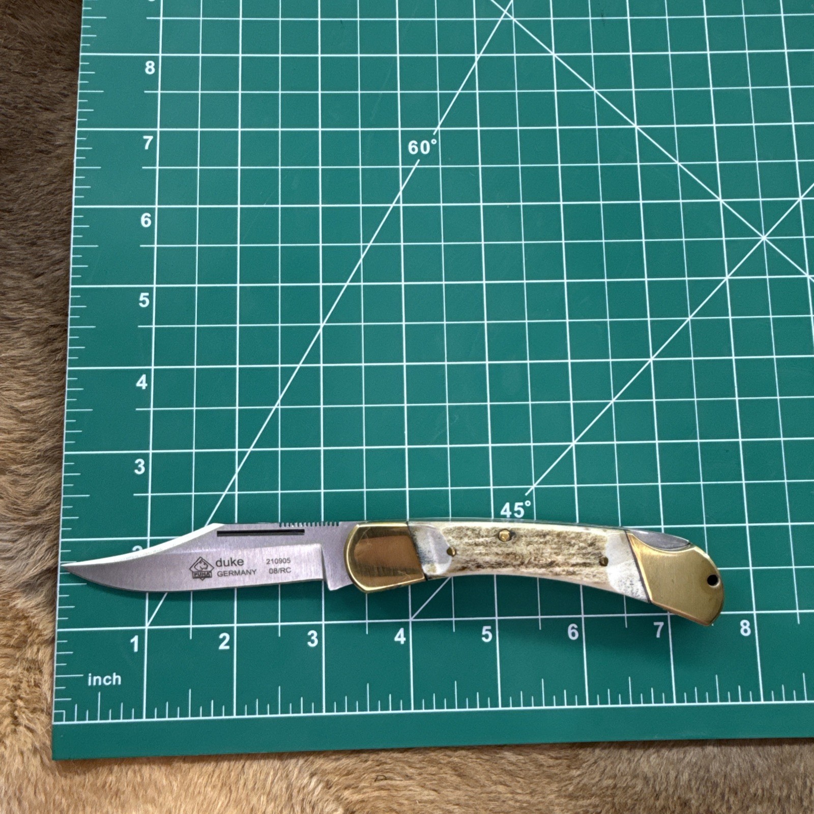 Rare Puma Duke Folding Stag Knife 210905 08/RC NOS