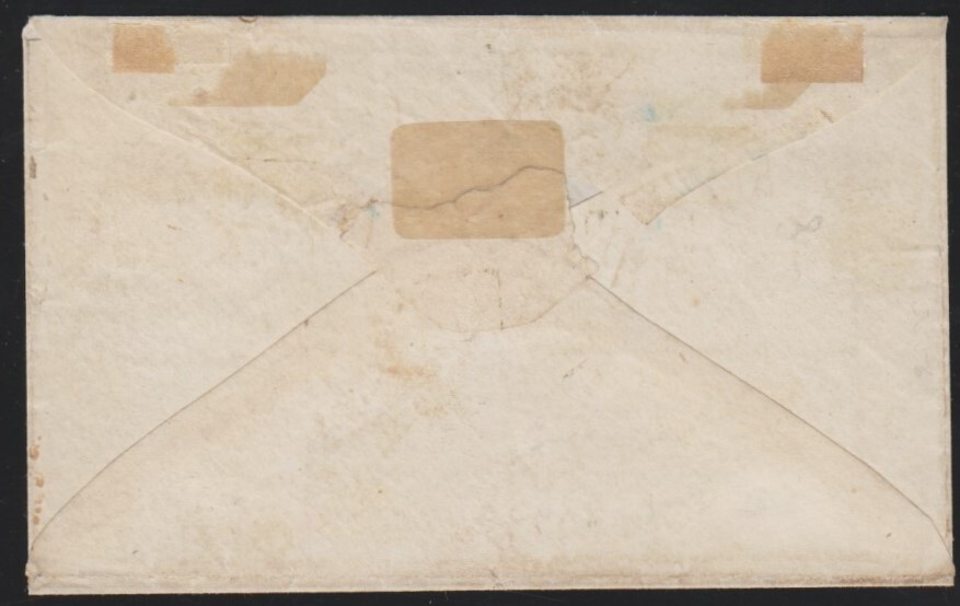 Confederate States 1 4-margins, tied by red cds on cover to Kings Mountain NC