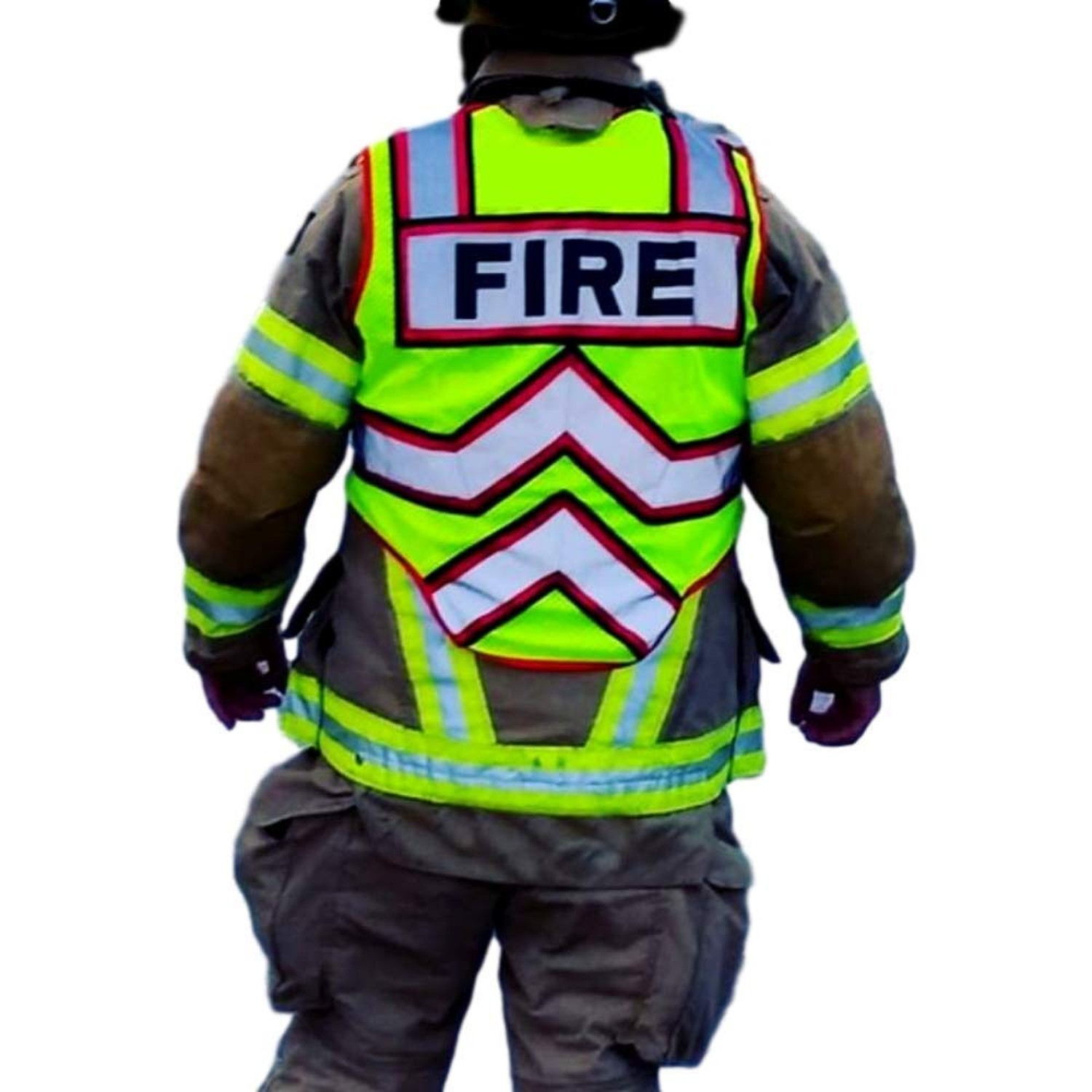 FIRE NINJA - Ultrabright Safety Fire Vest | Class 2 Reflective - High Visibil...