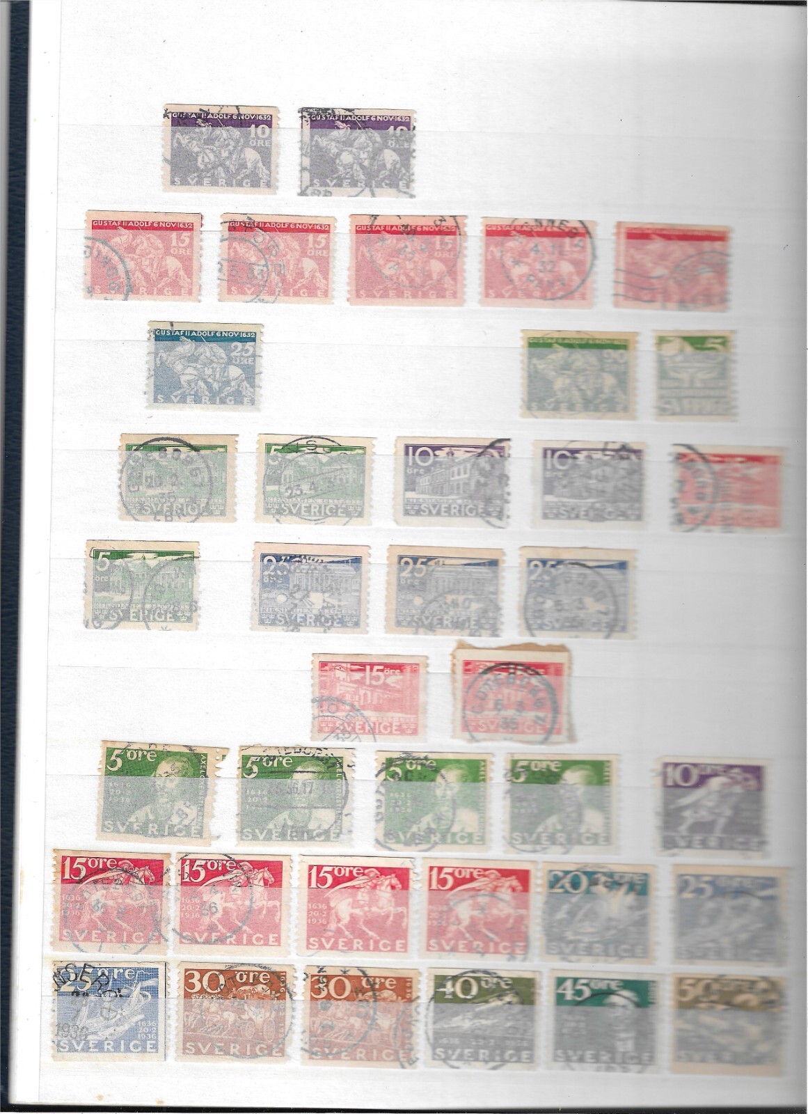 Excellent Sweden collection in stockbook!!