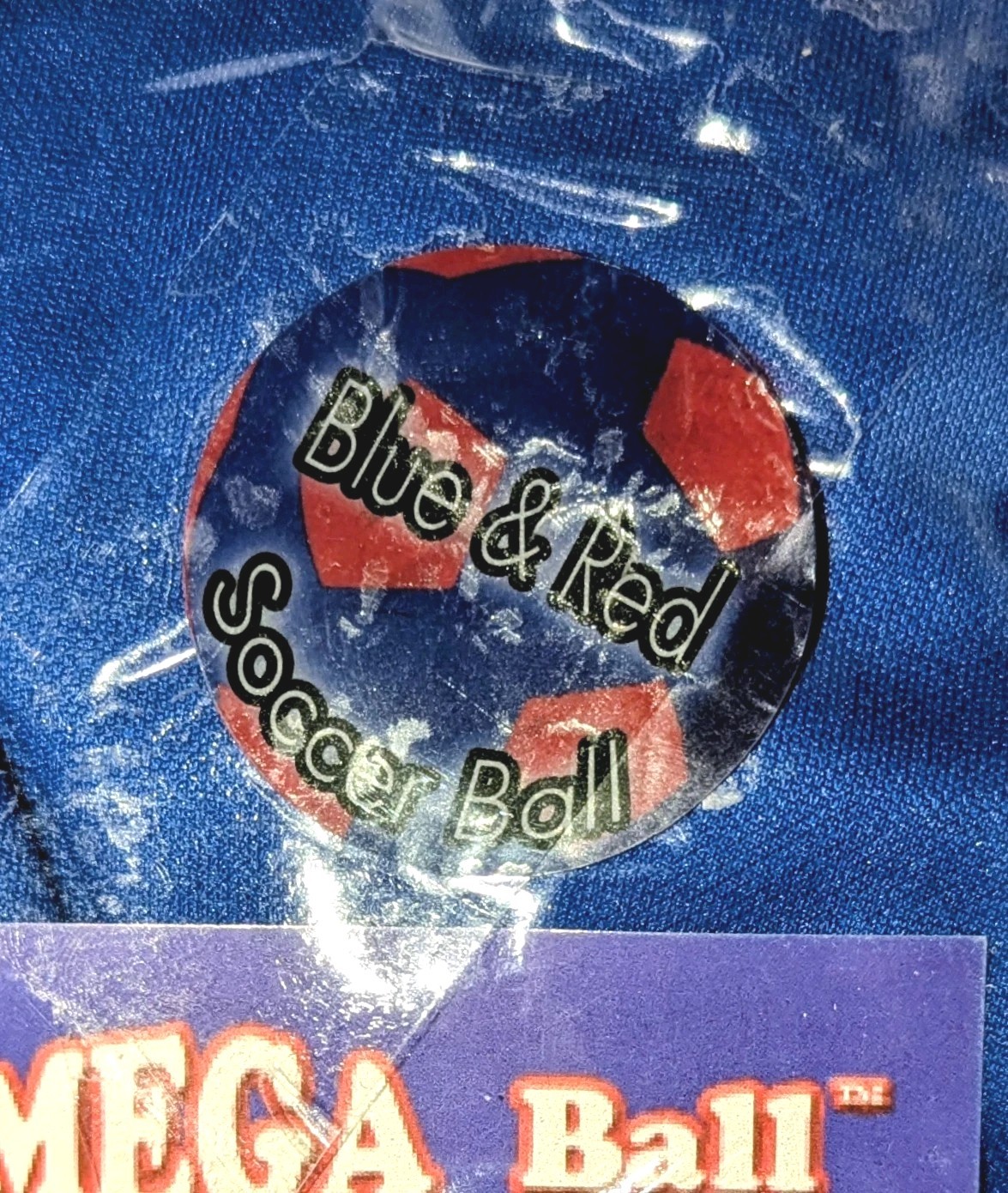 Horsemen's Pride JOLLY MEGA BALL Sports Cover Red Blue Soccer Horse Play 30" NEW