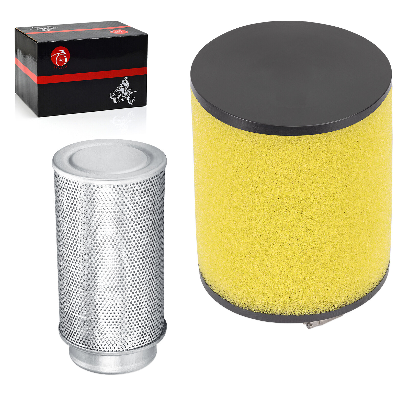 Air Filter & Guide Cleaner Body for Honda Rancher 420 TRX420 2007 2008 2009-2014