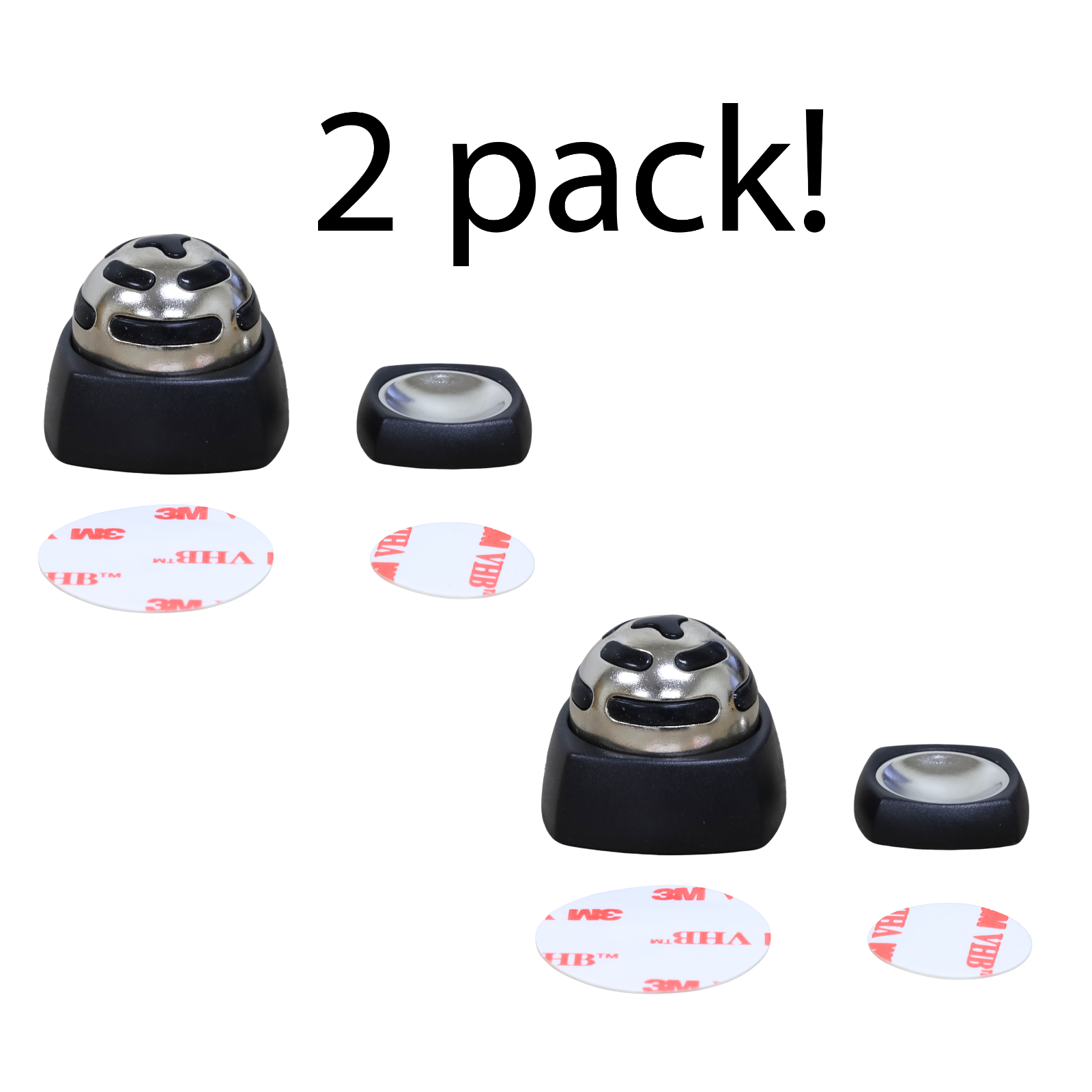 New Ball Mount & Magnetic Phone Socket 2 Pack Car Mount Phone Holder