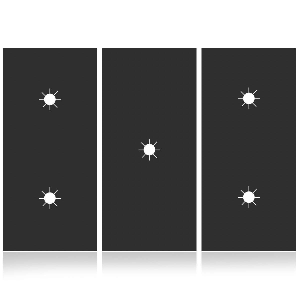 3pcs Gas Range Stove Top Burner Cover Protector Reusable Liner Clean Non-stick