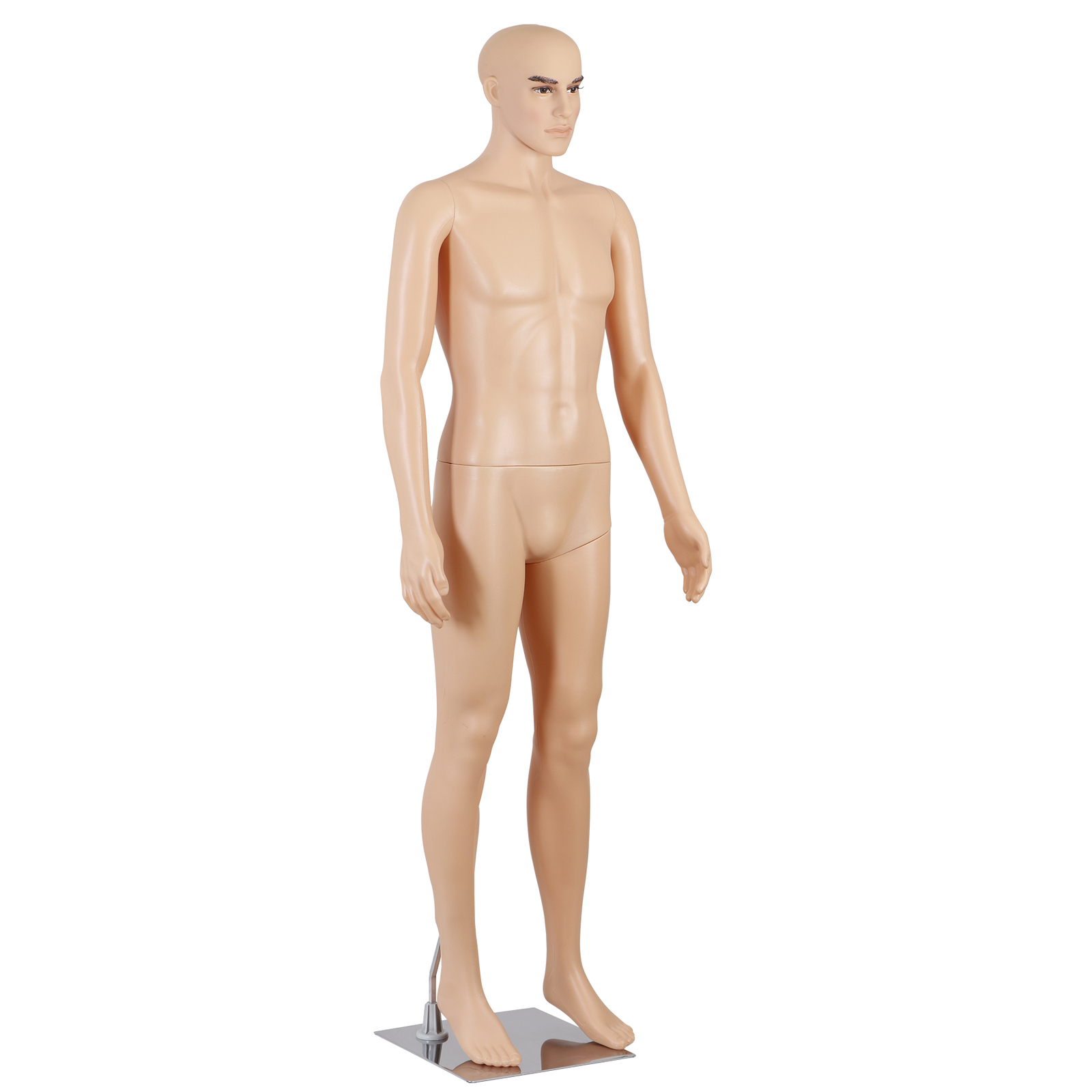 Male Mannequin Full Body 71 inch High Realistic Clothing Mannequin with Base