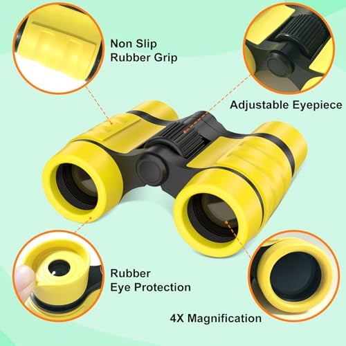 Kids Explorer Kit & Bug Catcher Kit, Kids Camping Gear for Kids, Outdoor Yellow