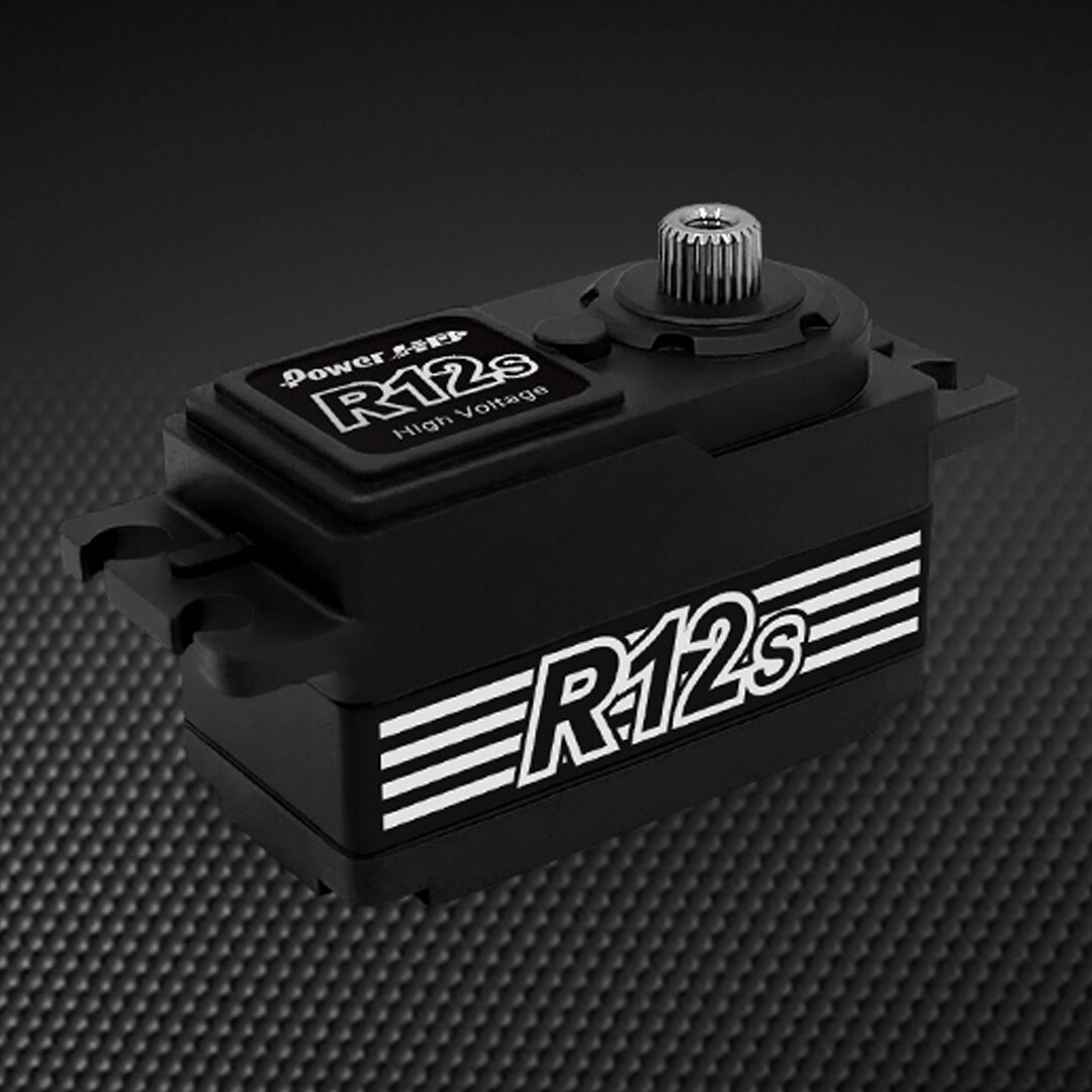 POWER HD R12-S 166.6 oz / 0.06s Titanium & Aluminum Gear Digital Servo