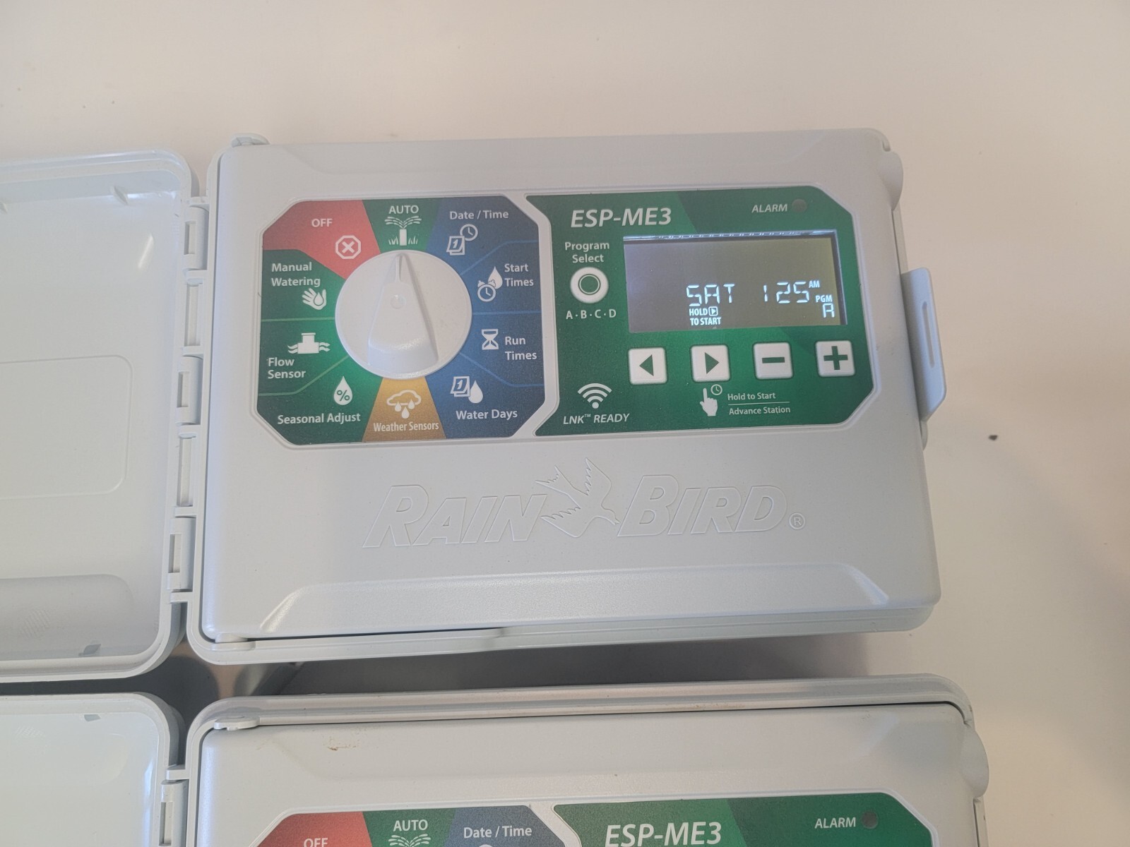 LOT OF 2 Working Rain Bird RainBird ESP-ME3 Sprinkler Controllers