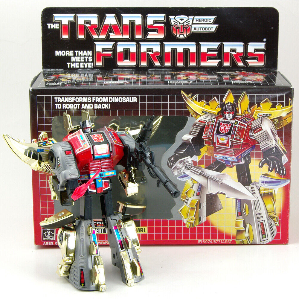 Transformers G1 Dinobots Set Grimlock Swoop Sludge Slag Snarl reissue mint MISB