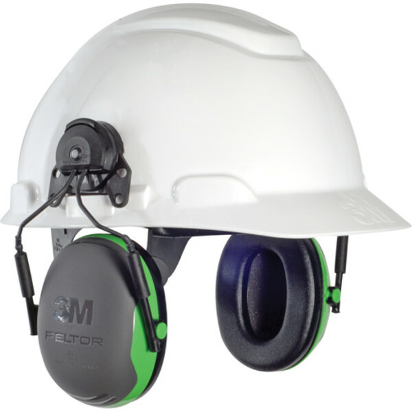 3M X1P3E Peltor Cap Mount Ear Muffs Hard Hat Attachment Noise Reduction NRR 21dB