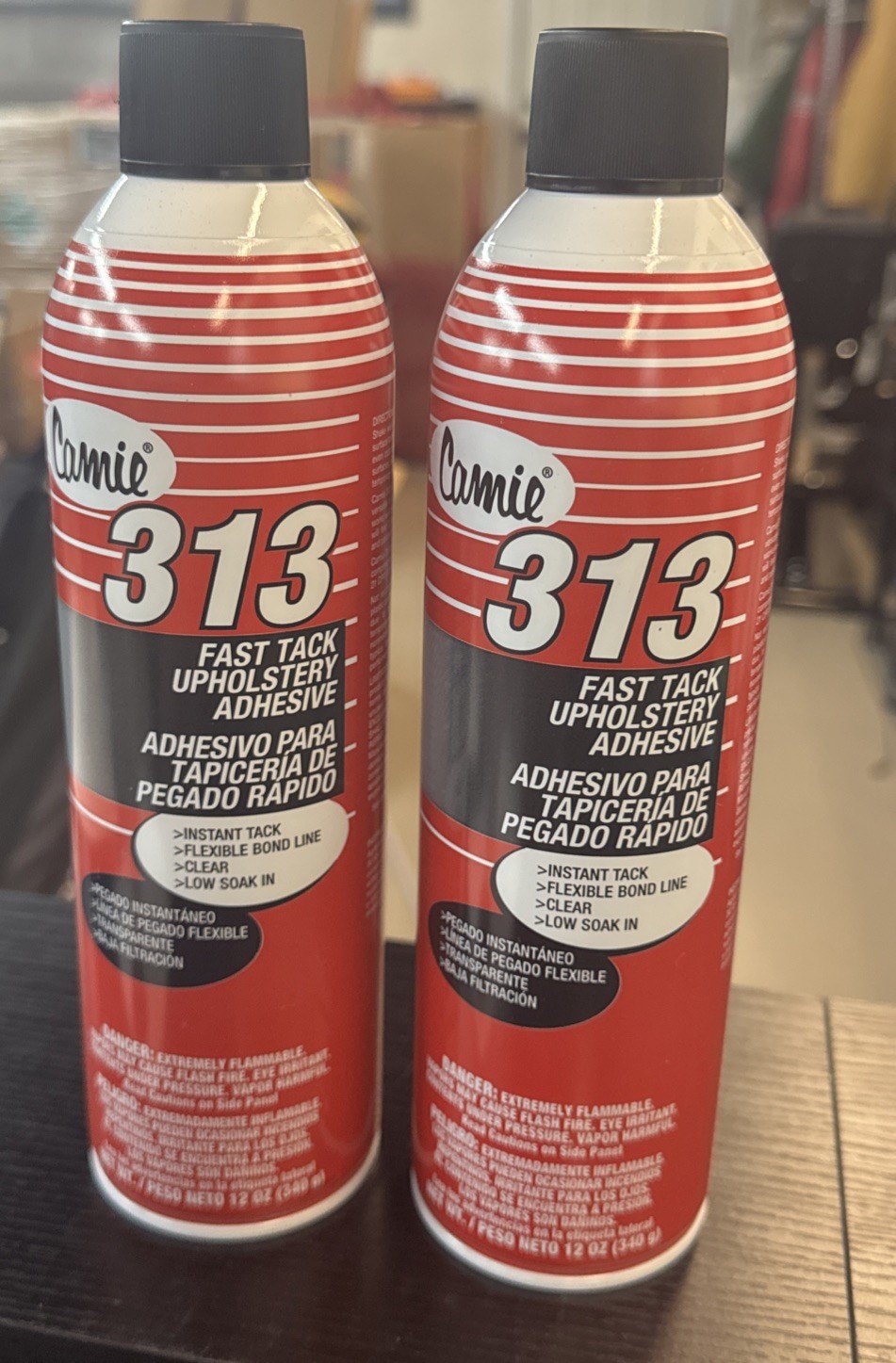 LOT OF 2 ~ Camie 313 Fast Tack Upholstery Adhesive Amazing Stuff Retails $39.95