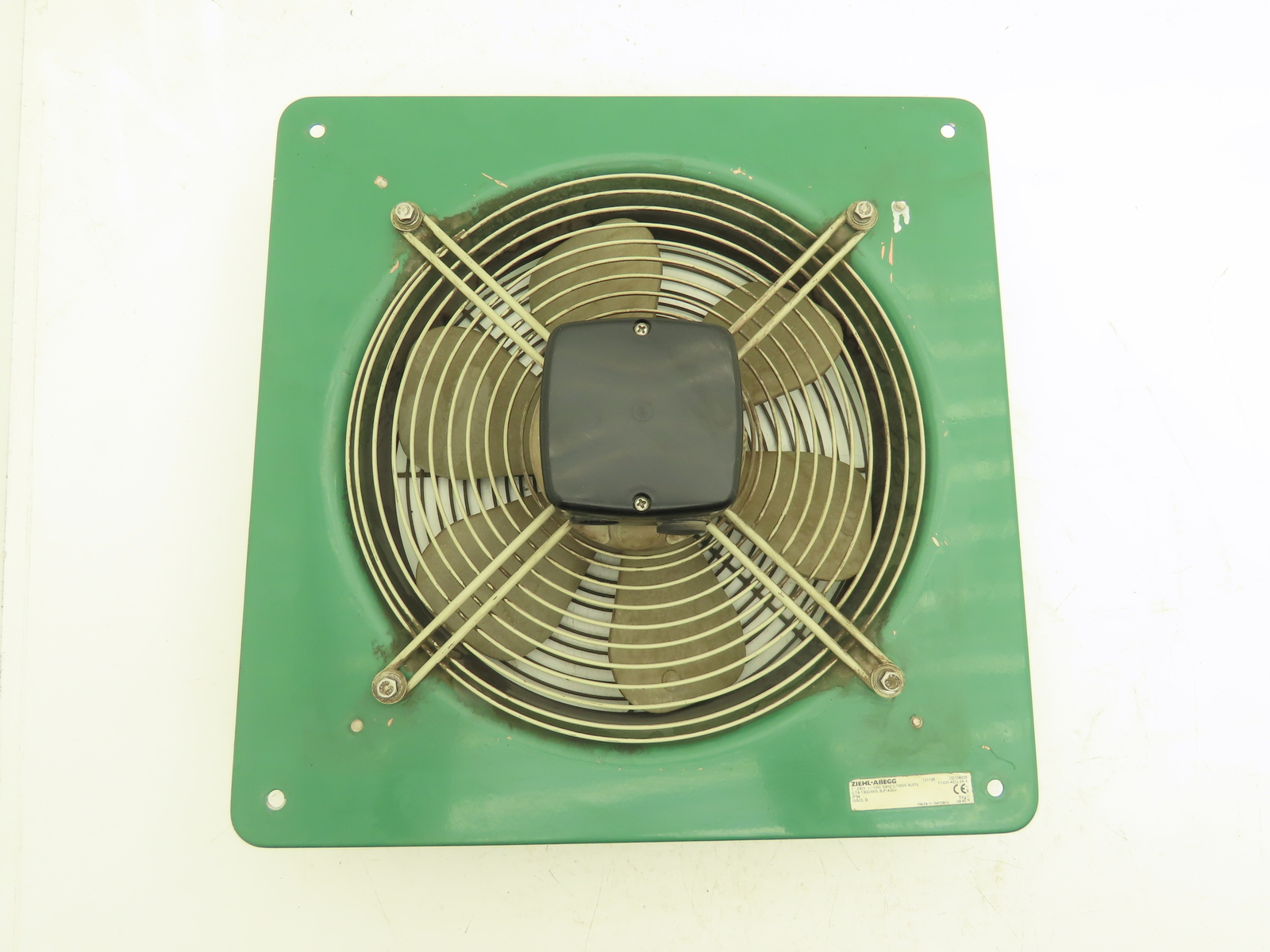 Ziehl-Abegg FC031-4EQ.2A.3 Exhaust Fan 12" 1Ph 230v 0.7A 1300rpm IP54 Ins. Cl. B