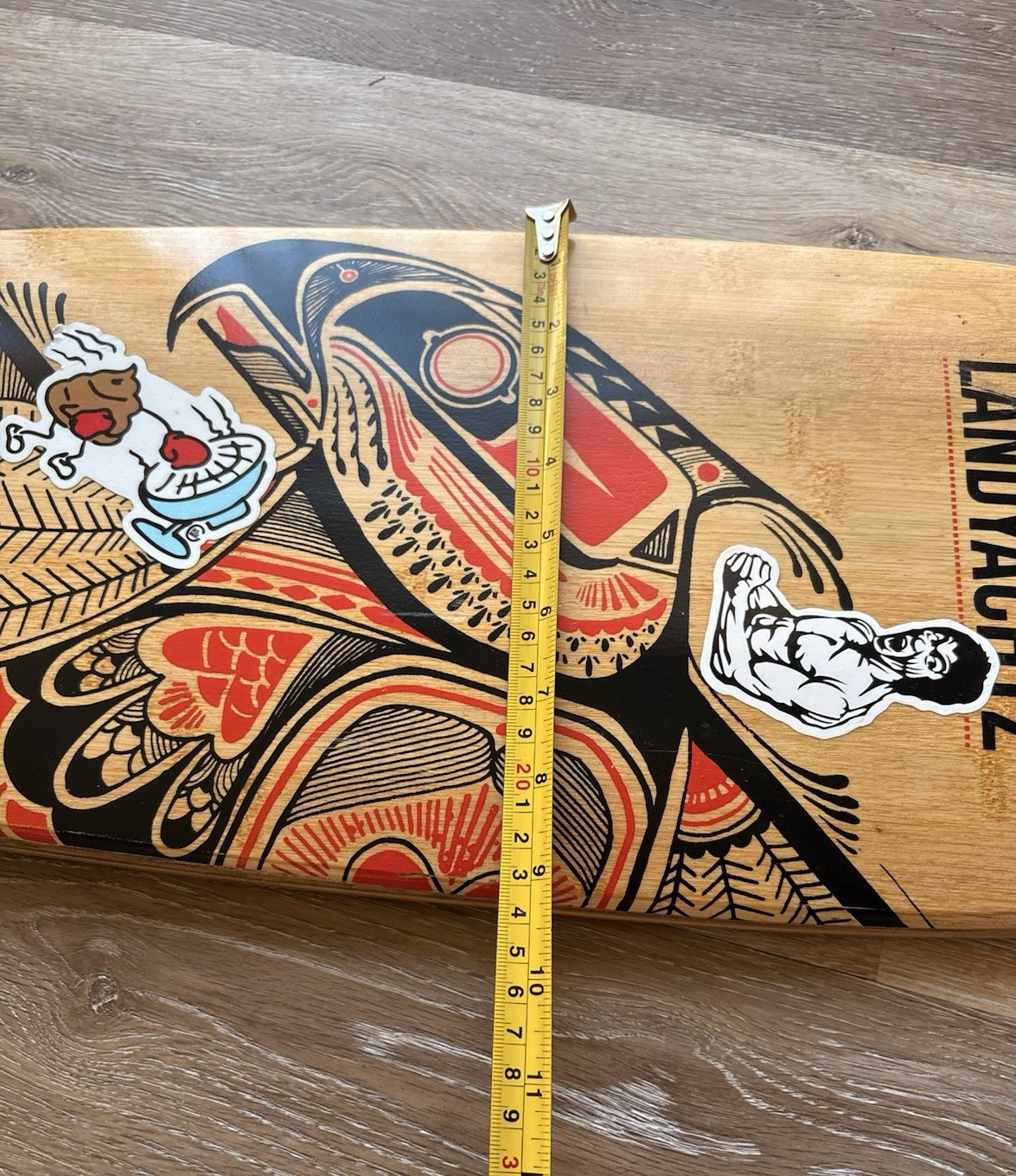 Landyachtz BattleAxe Thunderbird 40" Longboard Bear Trucks Hawgs 69mm Wheels