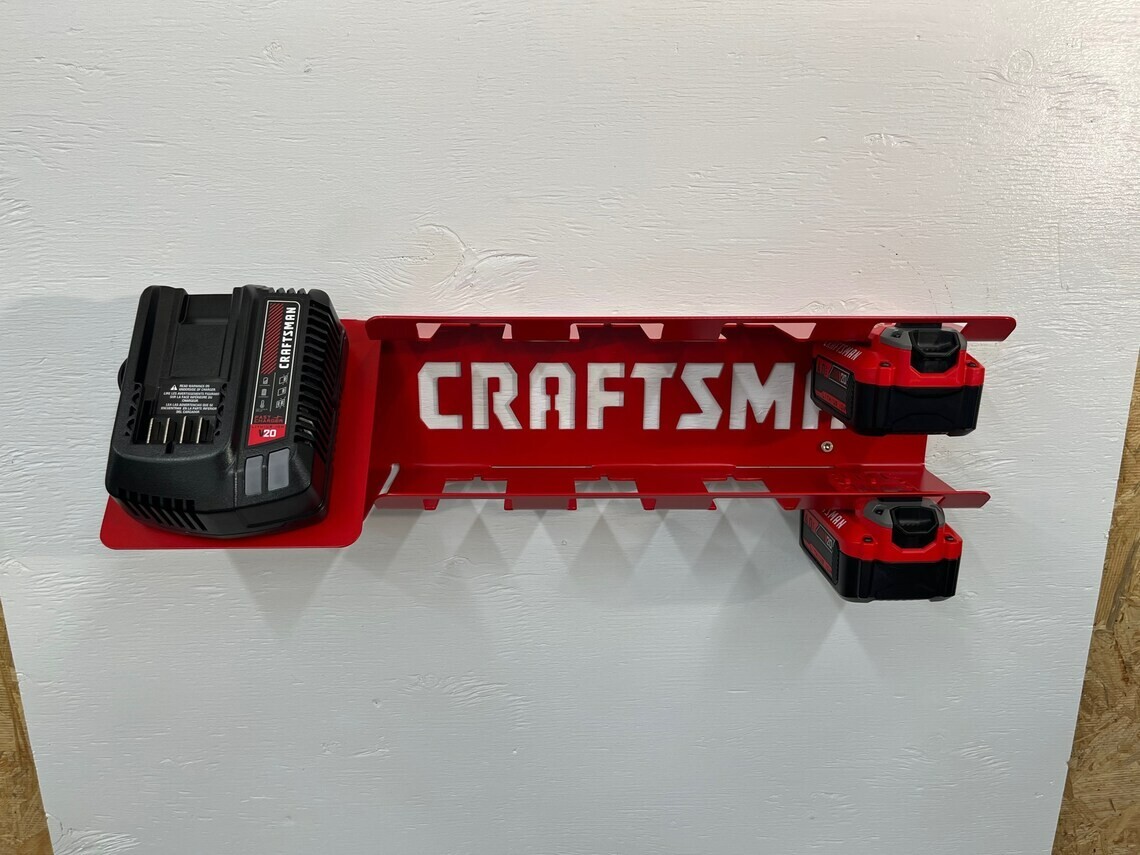 Craftsman V20 Battery and Charger Holder - Charging Station