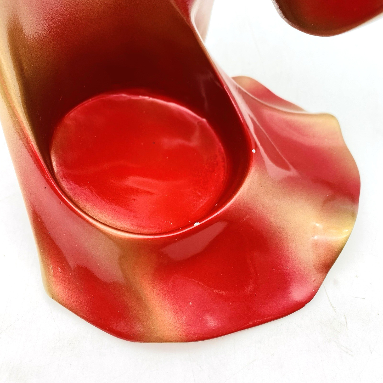 Wine Bottle Holder Stand Elegant Beauty Lady Woman Girl with Fan Made of Resin