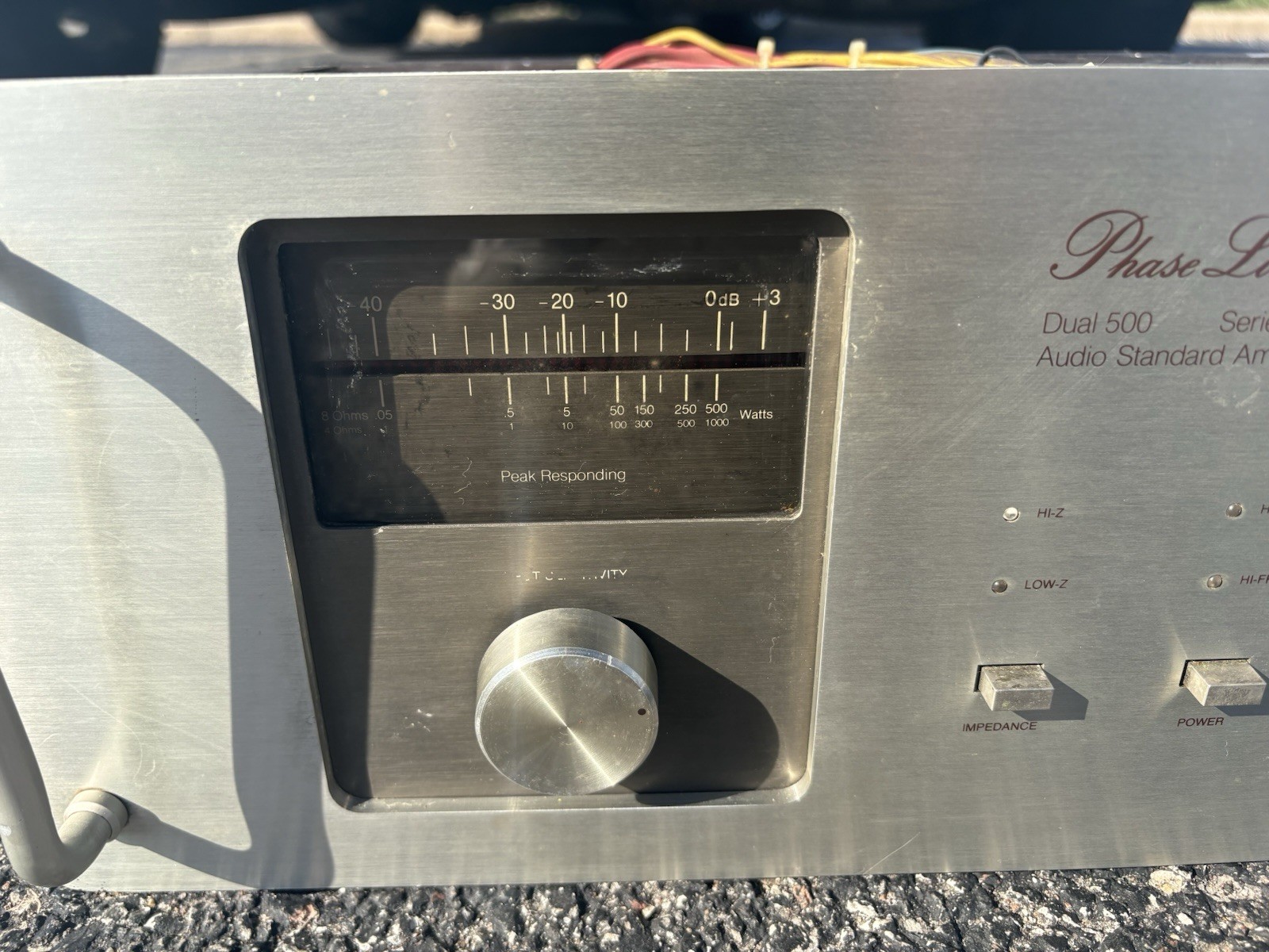 Phase Linear Model 500 Series Two Amplifier - As Is - For Restoration