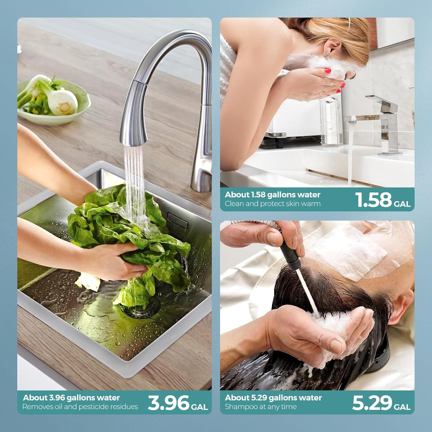 【99% NEW】FOGATTI 2.5/4/8 Gallon Electric Mini Tank Hot Water Heater 1440W Boiler