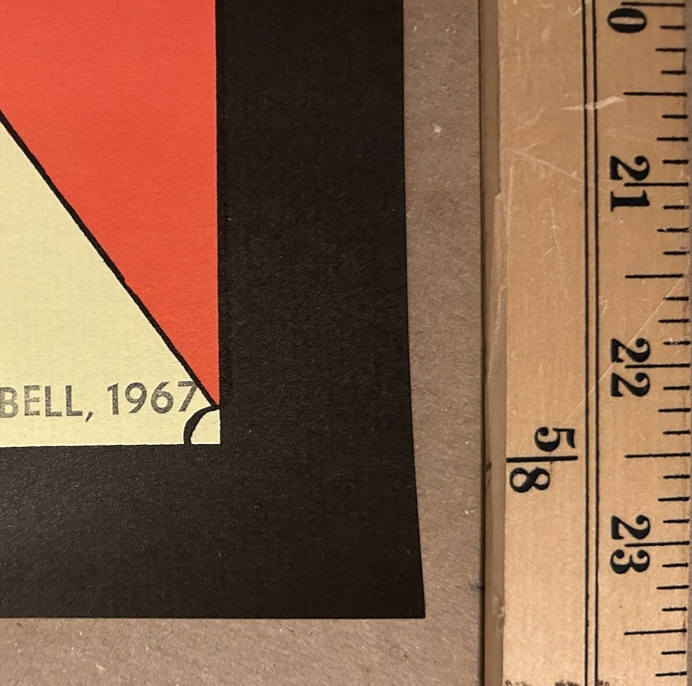 Berkeley Folk Festival POSTER 1967 Garbell 1st Doc Watson Not Grateful Dead