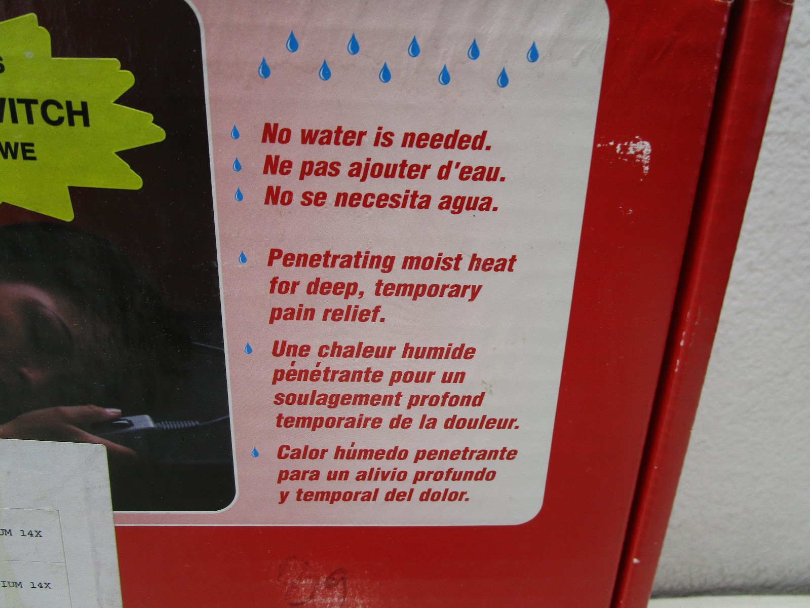 NEW ~ THERMOPHORE Moist Heating Heat Pack Pad Electric 056 Medium 14 x 14 Beige