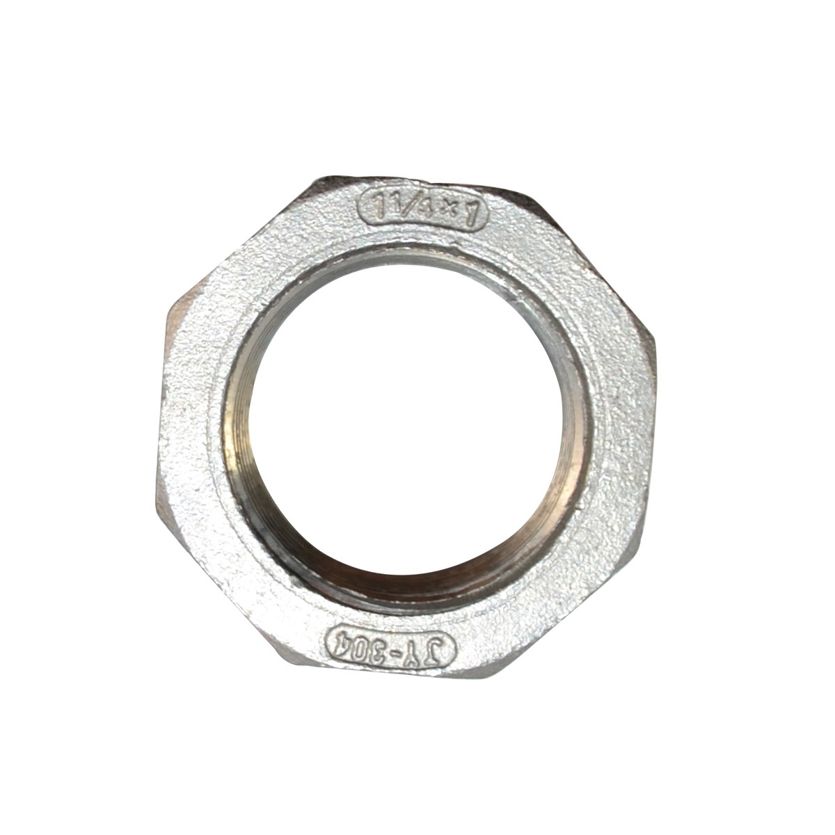 1-1/4" MALE to 1" female HEX bushing Reducer Adapter NPT thread Stainless Steel