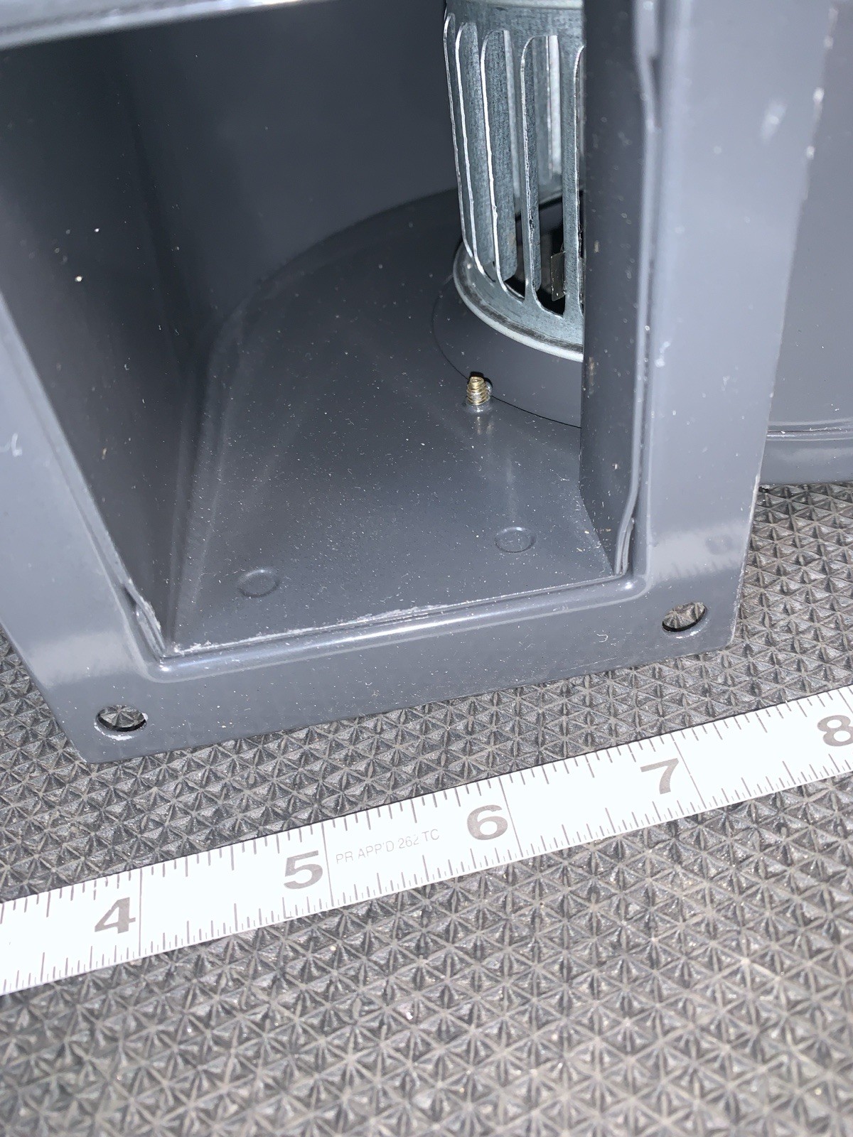 Dayton 1Tdr6 Rectangular Oem Blower, 2450 Rpm, 1 Phase, Direct Drive, Steel