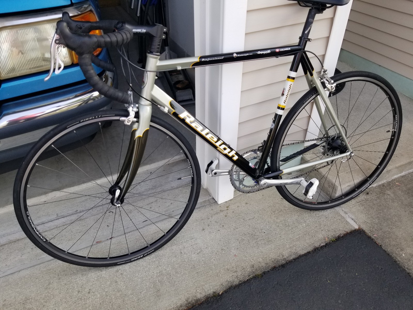 2003 Raleigh Professional, 56cm Columbus Steel Frame, Campagnolo Chorus Group