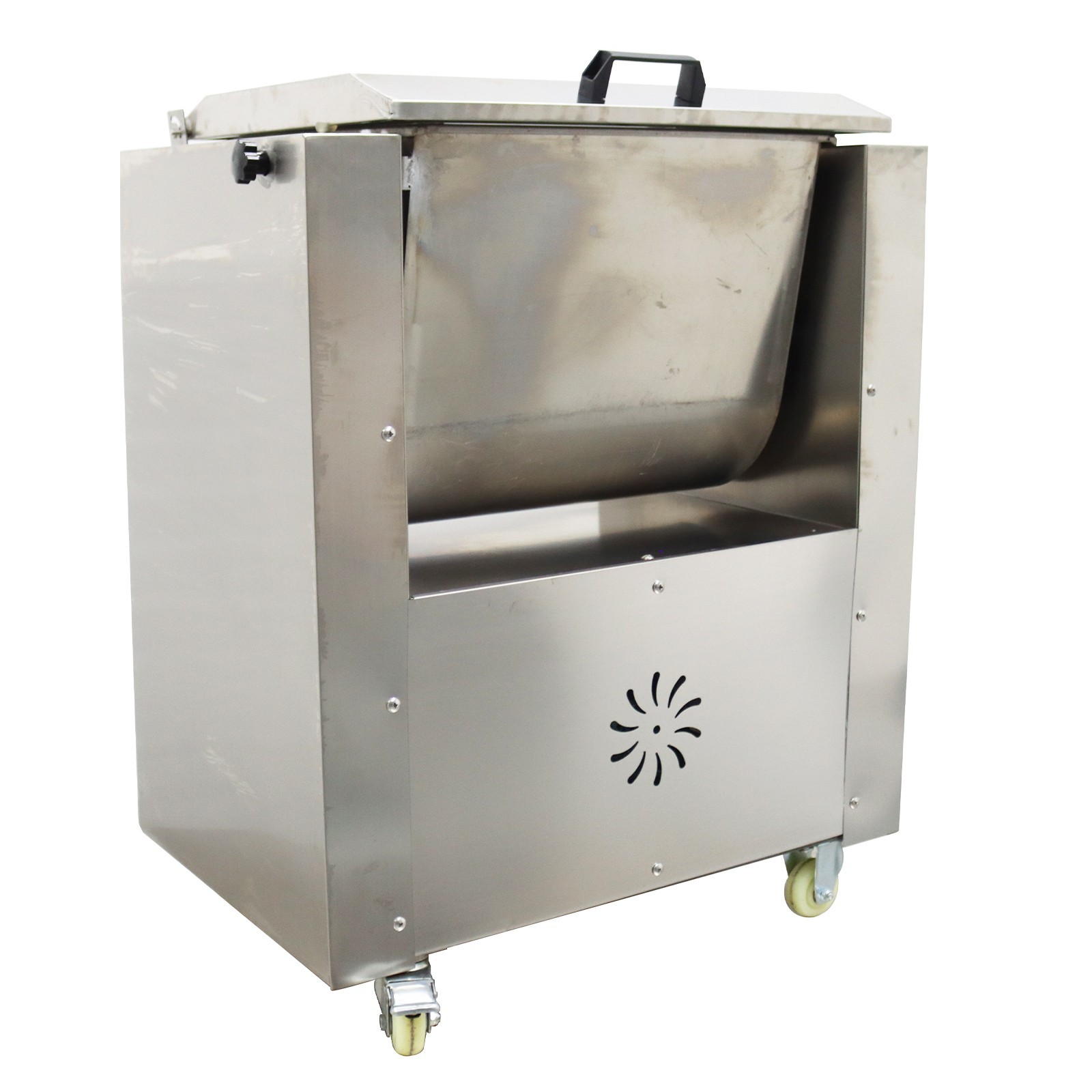 50L Commercial Electric Meat Mixer Stainless Food Processing Machine 2HP 110V