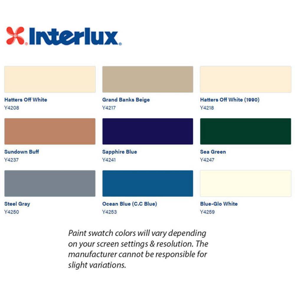 Interlux Y4250/QT Brightside Topside Polyurethane Steel Gray Quart