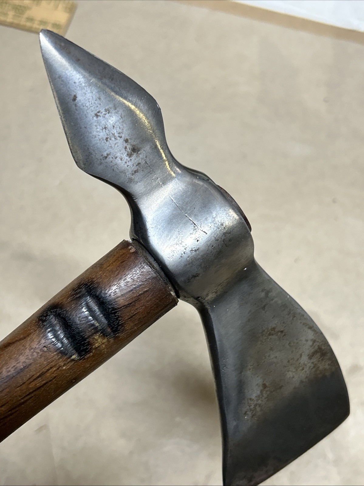 Vintage Native American Indian Style Tomahawk w/ Original Handle Used Nice