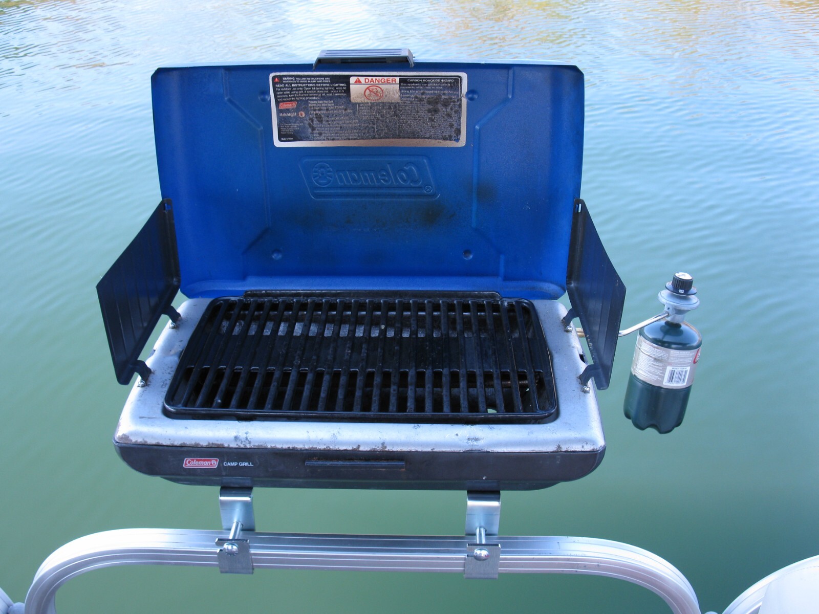 Arnall's Pontoon Grill Bracket Set - Marine Stainless Steel 7 GA