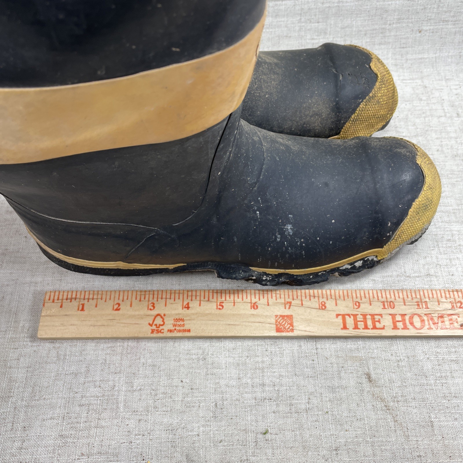 VTG Ranger FireMaster Steel Midsole Toe Insulated Rubber Firefighter Boots Sz 9