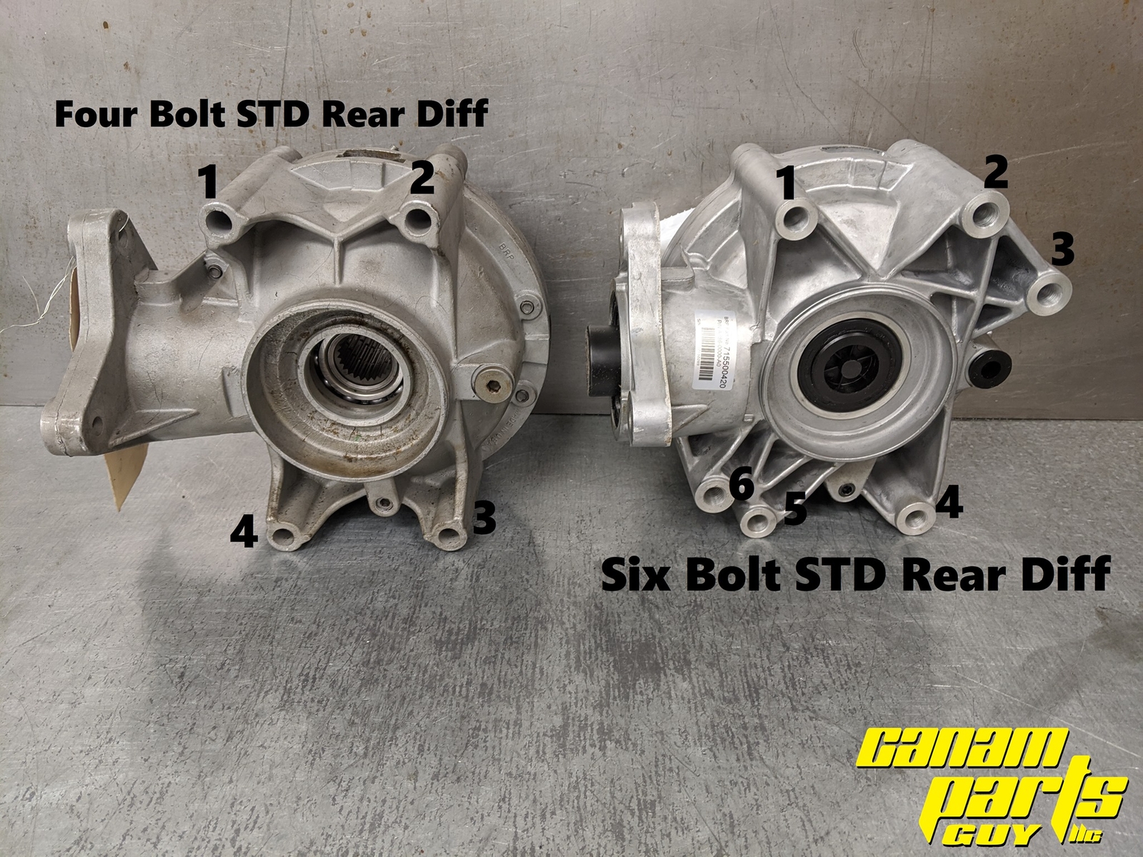 1447 Canam ATV Standard Rear Differential Rebuild Kit READ