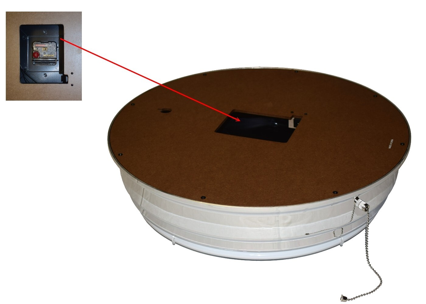 19" We Use Genuine Chevrolet Parts Sign Double Neon Clock Garage Decor (Red)