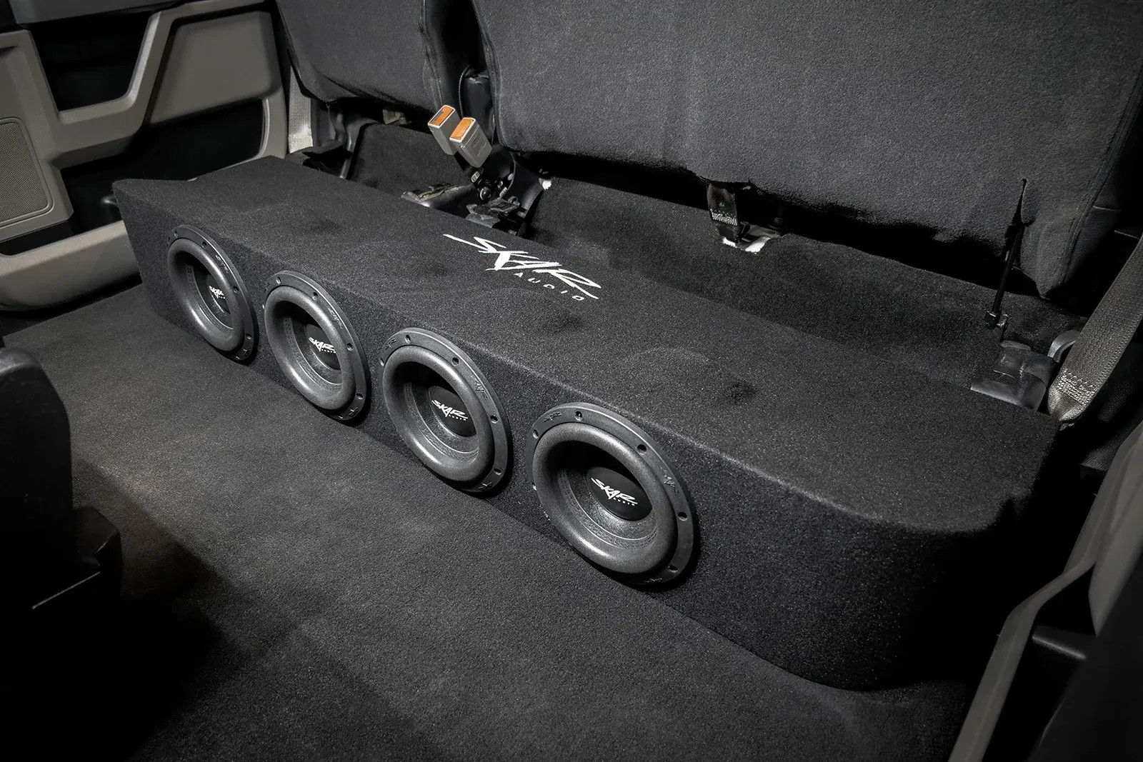 2017-2025 Ford Super Duty Super Crew Cab Quad 8" Ported Subwoofer Enclosure