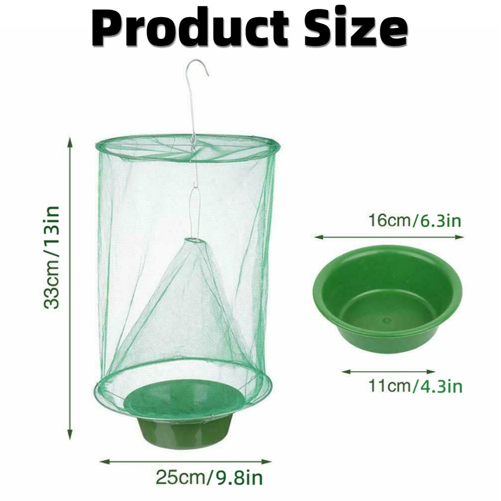 The Ranch Fly Trap Reusable Outdoor Fly Trap Killer Catcher Pest Bug Catch Lot