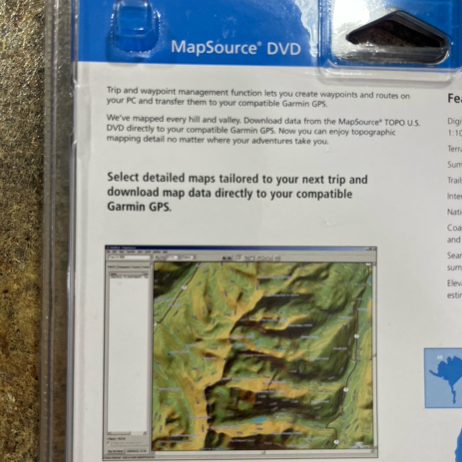 Garmin TOPO USA 2008 DVD MAPSOURCE SETUP DATA GPS MAPS Brand New