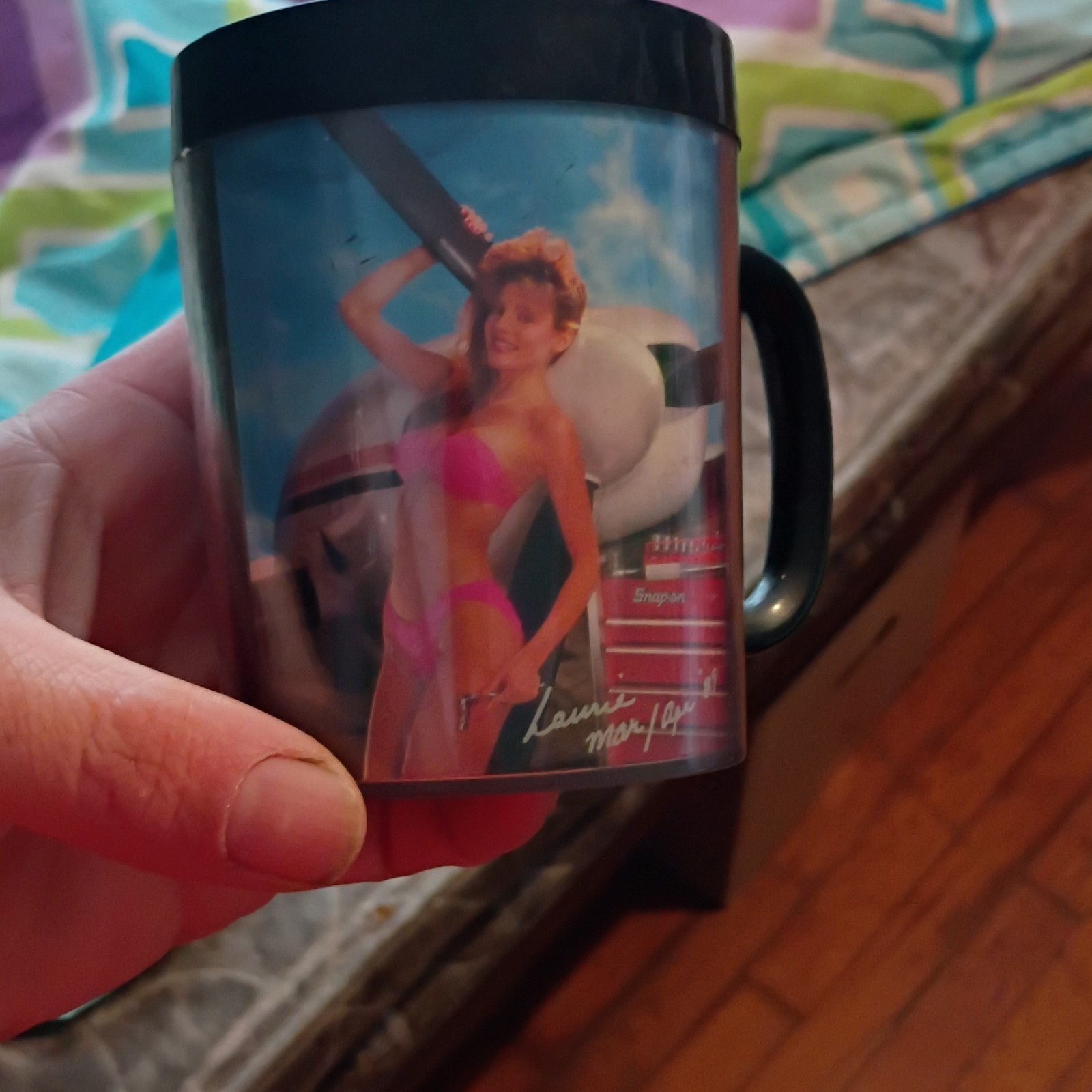 Snap-on 1989 Toolmate Edition Advertising Mug Black Multicolor