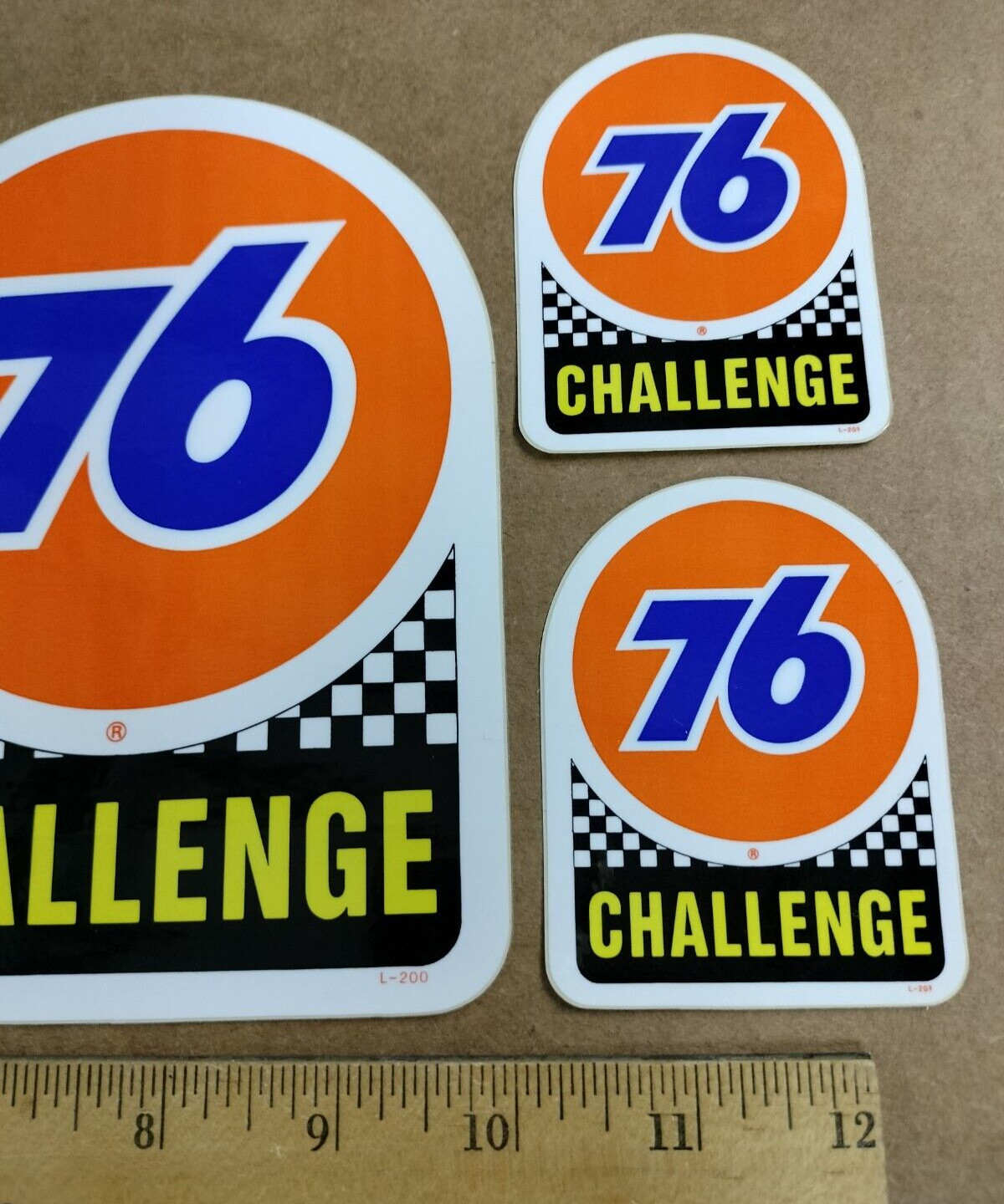 4 - IMSA Camel GT Challenge Series Union 76 New gas racing decal Stickers NOS