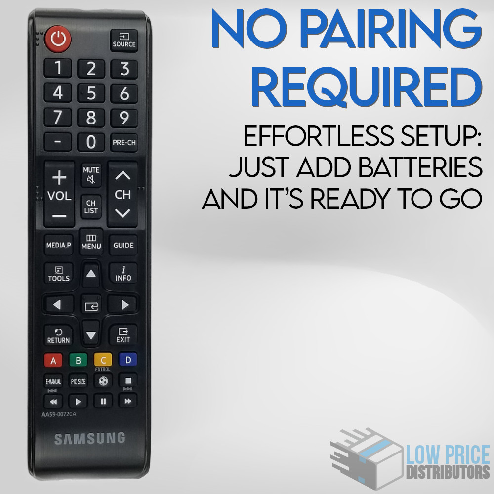 Original Samsung Remote for LED LCD Smart TVs – Classic Full-Button Layout NEW