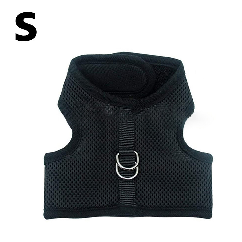 Escape-Proof Pet Cat Harness & Leash Set, Adjustable Reflective Mesh Vest