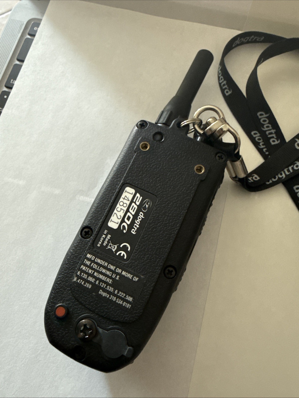 Dogtra 280C Black Remote Dog Trainer Static/Shock Control Transmitter for Collar